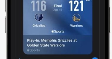 تطبيق Apple Sports يتيح للمستخدمين إنشاء بطاقات الألعاب ومشاركتها